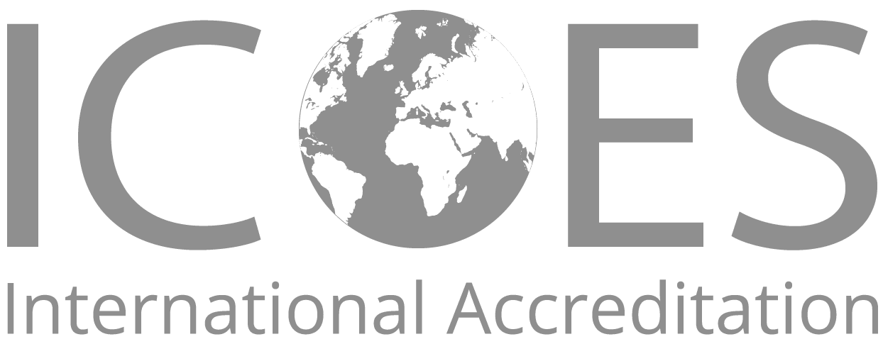 ICOES (The International Council for Online Educational Standards) logo.